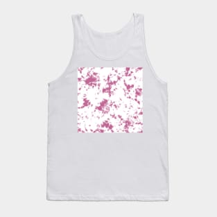 Peony pink and white Storm - Tie-Dye Shibori Texture Tank Top